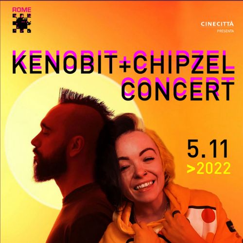 Kenobit e Chipzel al teatro 1 di Cinecittà