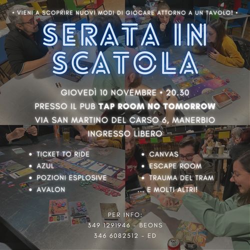 Serata in Scatola - Novembre