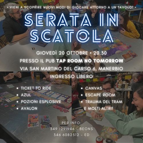 Serata in Scatola - Ottobre